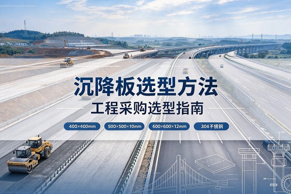 咸宁沉降板选择方法