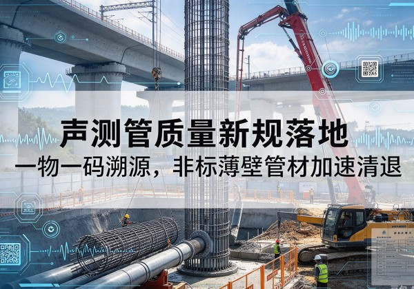 咸宁声测管质量新规落地，一物一码溯源，非标薄壁管材加速清退