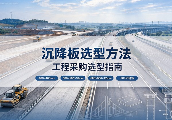 咸宁沉降板选择方法